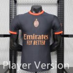 2026-27 Player Version AC Milan 2nd Away Black Soccer Jersey AAA