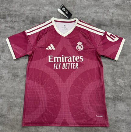 2026-27 Real Madrid 2nd Away Red Soccer Jersey AAA