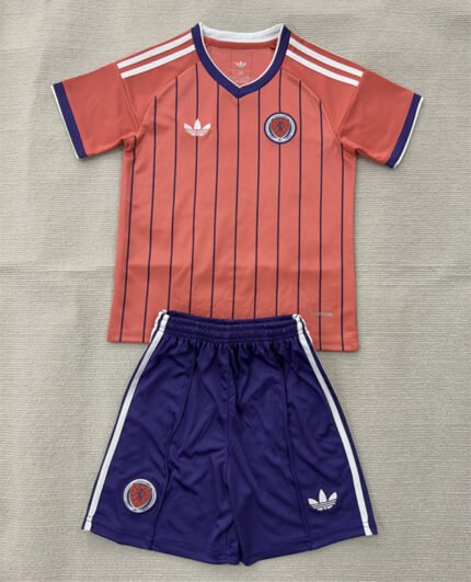 2026-2027  Scotland Away Orange Soccer uniform
