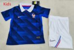 2026-2027 France Home Blue Kids/Youth Soccer Uniform