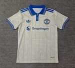（S-4XL） 2026-2027 Manchester United White Blue Soccer Jersey AAA