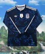 2026-2027 Argentina Away Blue Long sleeves Soccer Jersey AAA