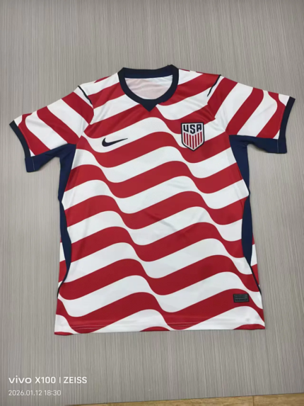 2026-27 USA Home Red Soccer Jersey AAA