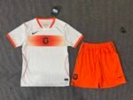 2026-27 Netherlands Away White Soccer uniform
