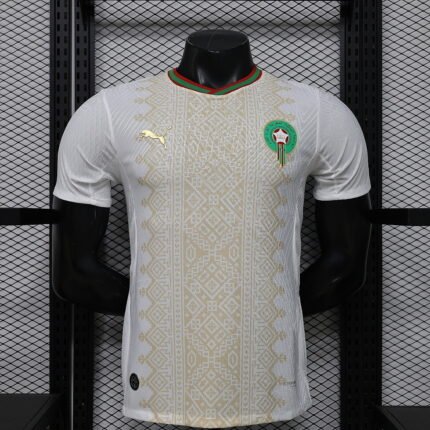 Player version 2026-27 Morocco Away White Soccer Jersey AAA