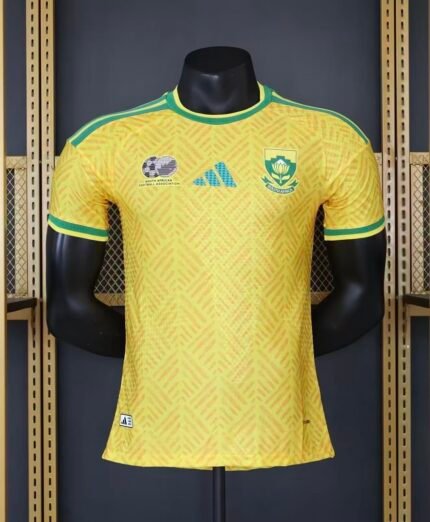 Player version 2026-27 South Africa Home Yellow Soccer Jersey AAA