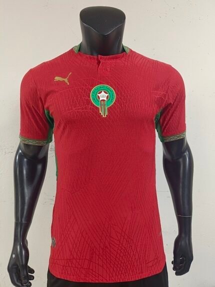 Player version 2026-27 Morocco Home Red Soccer Jersey AAA