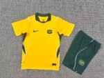 2026-27 Australia Home Yellow Kids/Youth Soccer Uniform