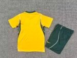 2026-27 Australia Home Yellow Kids/Youth Soccer Uniform - Image 2