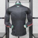 Player version 2026-2027 Mexico 2nd Away Black Long Sleeve Soccer Jersey AAA - Image 2