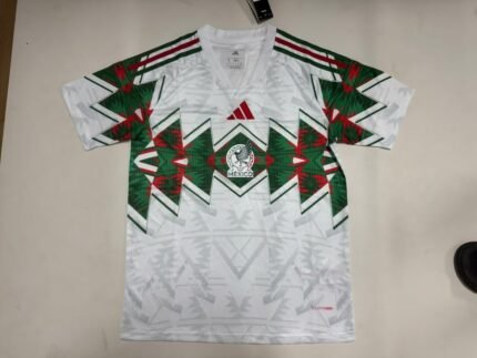 2026-2027 Mexico White Green Soccer Jersey AAA