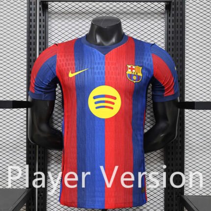 Player version 26-27 Barcelona Home Blue Red Soccer Jersey AAA