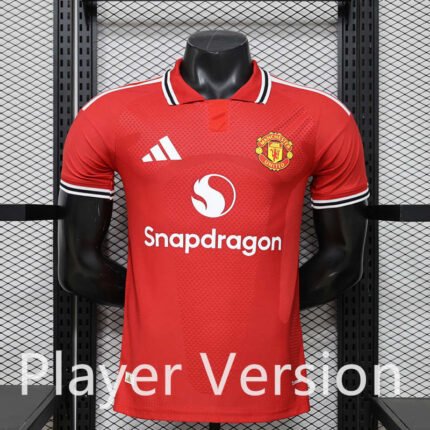 Player version 2026-2027 Manchester United Home Red Soccer Jersey AAA