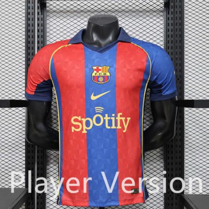 Player version 26-27 Barcelona Red Blue Soccer Jersey AAA