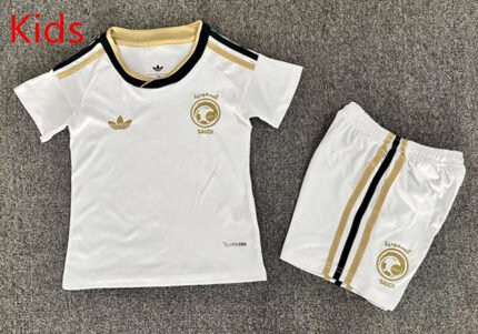 2026-2027 Saudi Arabia Away White kids/youth  Soccer uniform