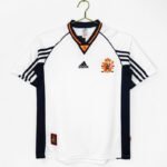 Retro version 1998 Spain Away White Soccer Jersey AAA