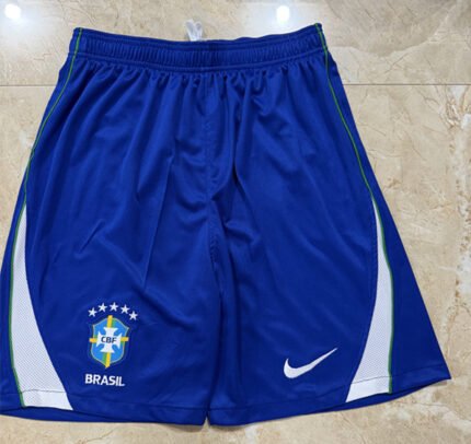 2026-27 Brazil Home Blue Soccer Shorts