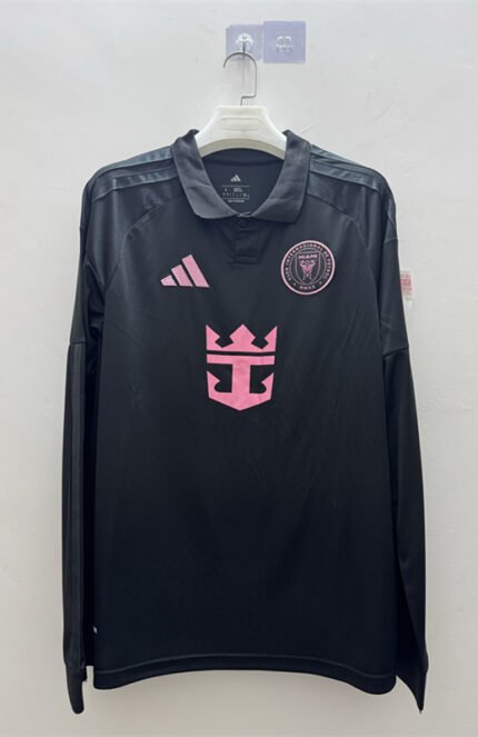 2026-2027 Inter Miami Away Black Long sleeves Soccer Jersey AAA