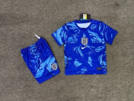2026-2027 England Goalkeeper  Blue Kids/Youth Soccer Uniform