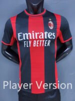 2026-27 Player Version AC Milan Home Red Black Soccer Jersey AAA