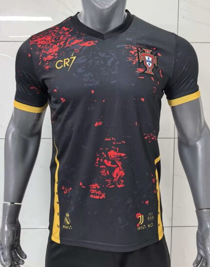 2026-2027 Portugal Black Soccer Jersey AAA