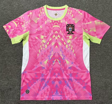 2026-2027 Portugal Goalkeeper Pink Soccer Jersey AAA