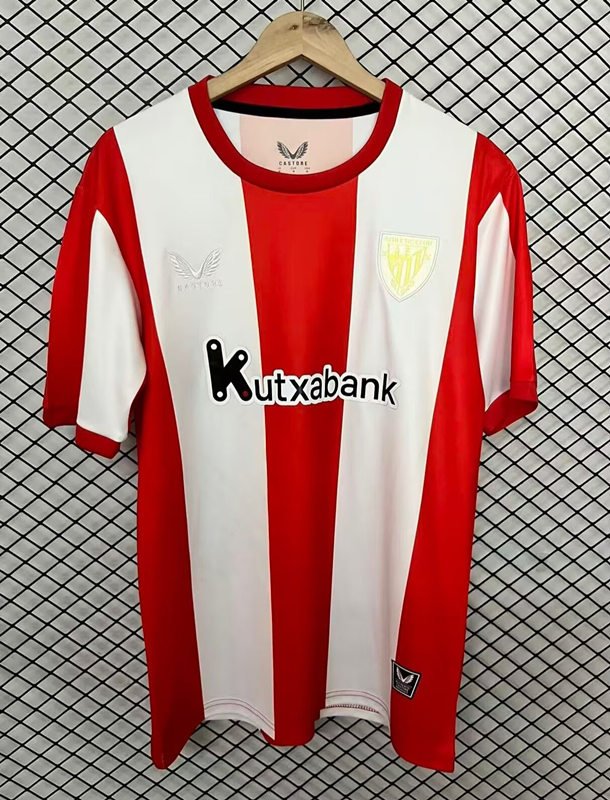 psc (2) 2026-27 Athletic Bilbao Home Red &White Soccer Jersey AAA - Image 1