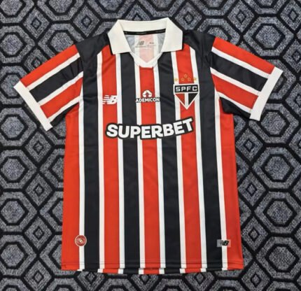 2026-2027 São Paulo  Home Red Black Soccer Jersey AAA