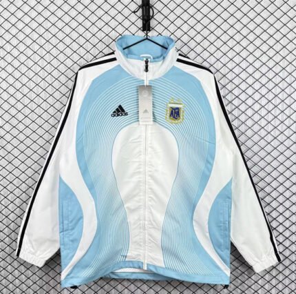 2026  Argentina White Windbreaker  Soccer Jacket