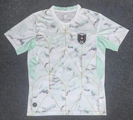 (S-4XL)26-27 Austria 2nd Away White  Soccer Jersey AAA
