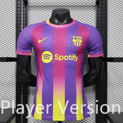 Player version 26-27 Barcelona Purple Soccer Jersey AAA