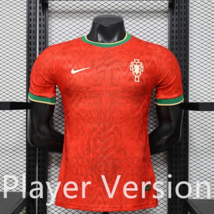 Player Version 26-27 Portugal Red Soccer Jersey AAA
