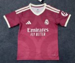 2026-27 Real Madrid 2nd Away Red Soccer Jersey AAA