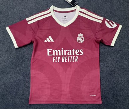 2026-27 Real Madrid 2nd Away Red Soccer Jersey AAA