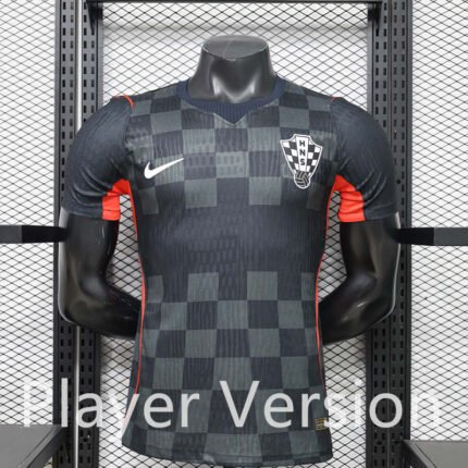 Player version 2026-2027 Croatia Black  Soccer Jersey AAA