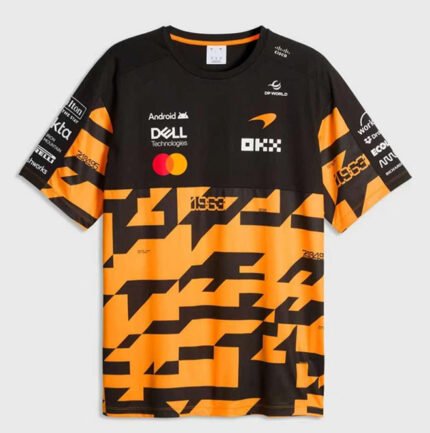 （S-5xl)2026-2027 F1 McLaren orange Black Racing Suit