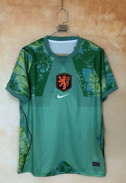 2026-27 Netherlands Goalkeeper Green Soccer Jersey AAA