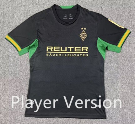 2026-27 Player Version  Mönchengladbach Away Black Soccer Jersey AAA