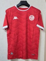 (S-4XL)26-27 Tunisia Home Red Soccer Jersey AAA