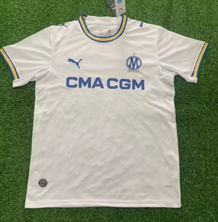 2026-2027 Olympique de Marseilles Home White Soccer Jersey AAA