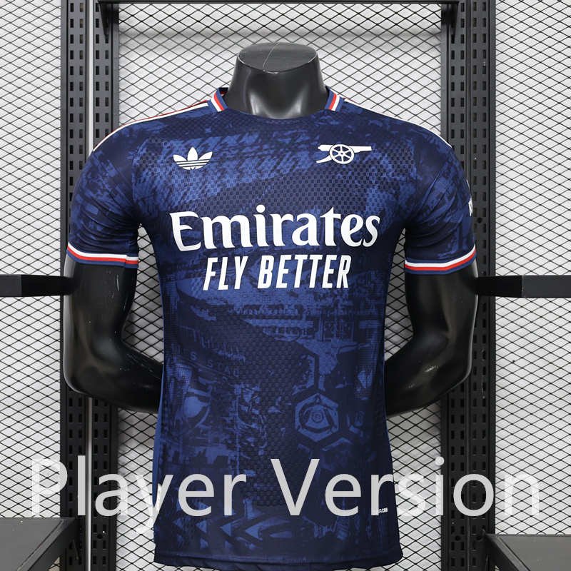 25AD76215126F59102BAC16B90C836D8 Player version 2026-2027 Arsenal Royal Blue Soccer Jersey AAA - Image 1