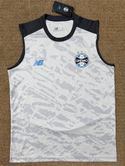 2026-2027 Gremio White Black Soccer Vest
