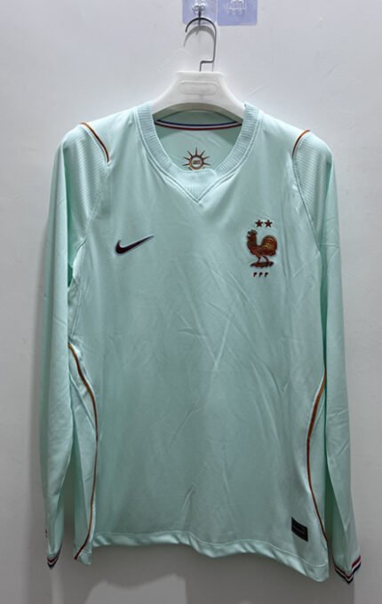 2026-27 France Away Green Long sleeves Soccer Jersey AAA