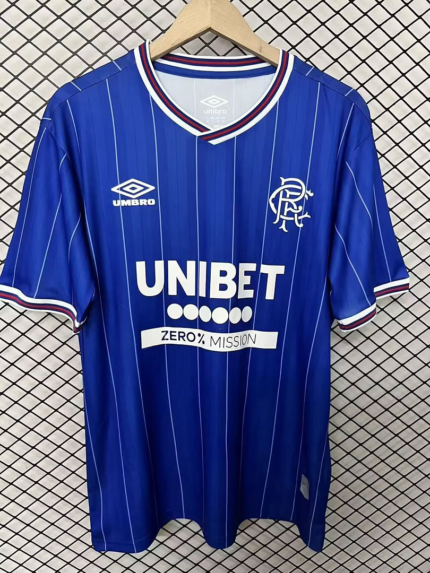 (S-4XL) 26-27 Rangers Away Blue Soccer Jersey AAA