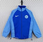 Retro version 98-99 Napoli Blue Windbreaker  Soccer Jacket