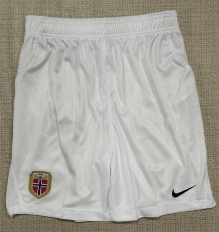2026-27 Norway Home White Soccer Shorts