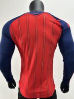 Player Version 2026-2027 Spain Home Red  Long sleeves Soccer Jersey AAA - Image 2