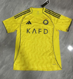 2025-26  Al Nassr Home Yellow Soccer Jersey AAA