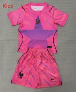 2026-2027 France goalkeeper pink Kids/Youth Soccer Uniform