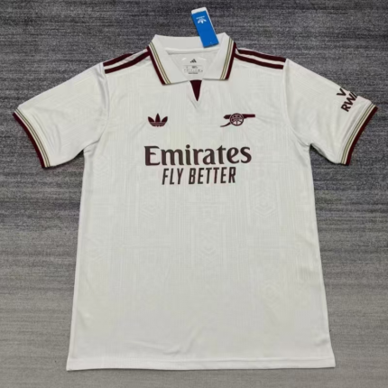 2025-26 Arsenal 2nd Away White Soccer Jersey AAA